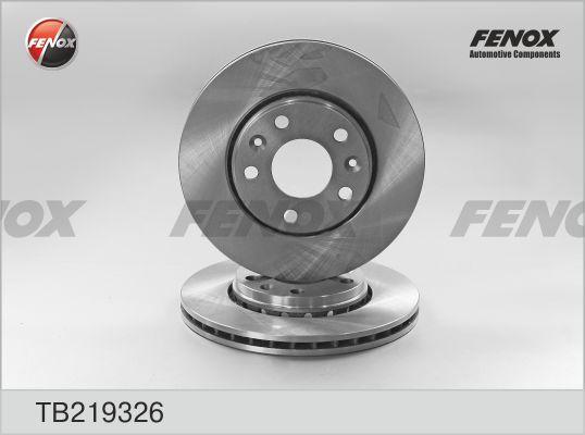 Fenox TB219326 - Спирачен диск vvparts.bg
