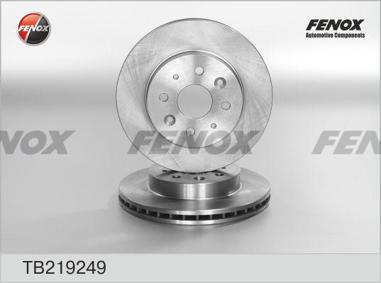 Fenox TB219249 - Спирачен диск vvparts.bg