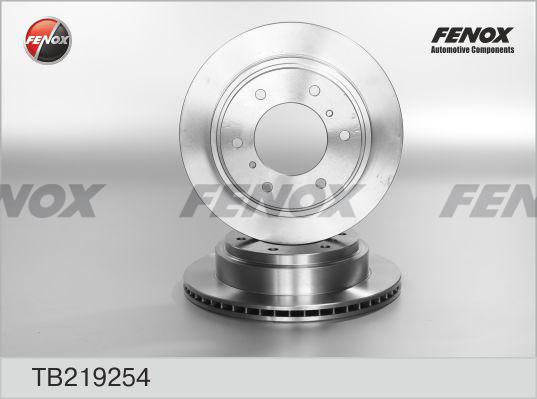 Fenox TB219254 - Спирачен диск vvparts.bg