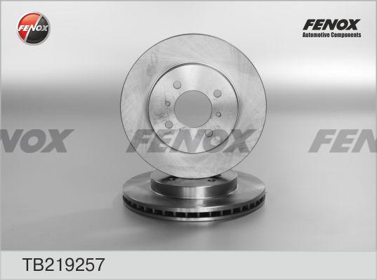 Fenox TB219257 - Спирачен диск vvparts.bg