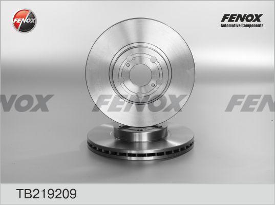 Fenox TB219209 - Спирачен диск vvparts.bg