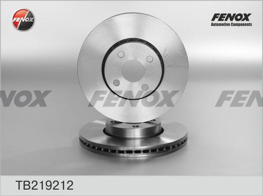 Fenox TB219212 - Спирачен диск vvparts.bg