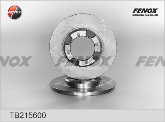 Fenox TB215600 - Спирачен диск vvparts.bg