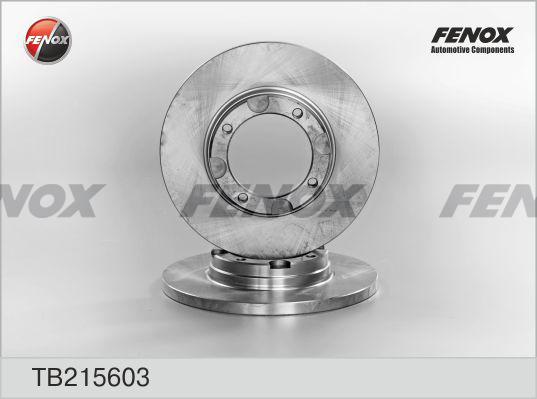 Fenox TB215603 - Спирачен диск vvparts.bg