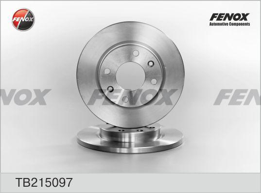 Fenox TB215097 - Спирачен диск vvparts.bg