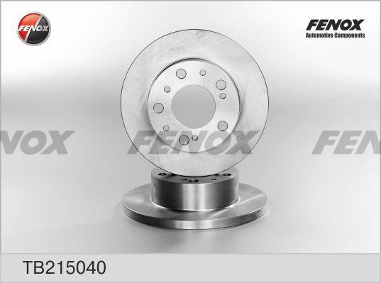 Fenox TB215040 - Спирачен диск vvparts.bg