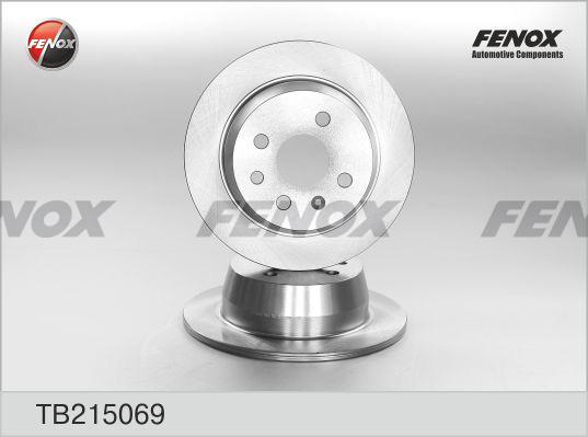 Fenox TB215069 - Спирачен диск vvparts.bg