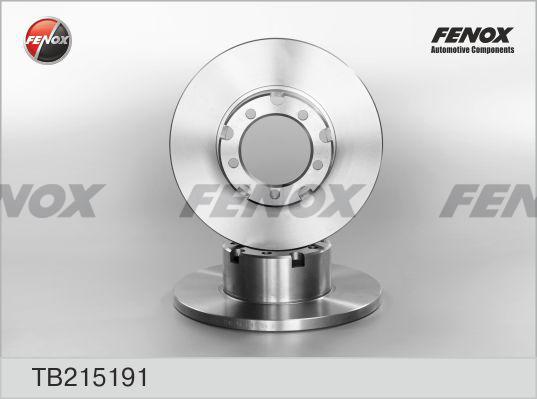 Fenox TB215191 - Спирачен диск vvparts.bg