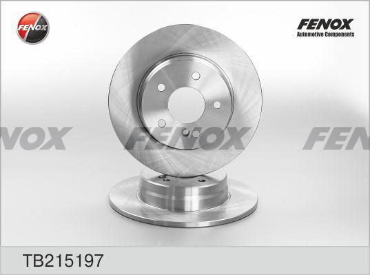 Fenox TB215197 - Спирачен диск vvparts.bg