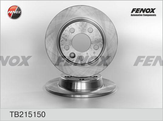 Fenox TB215150 - Спирачен диск vvparts.bg