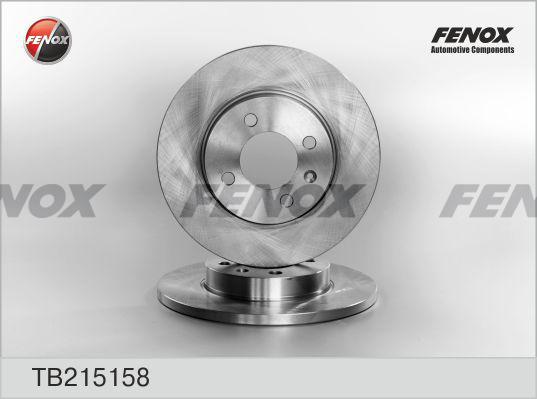 Fenox TB215158 - Спирачен диск vvparts.bg