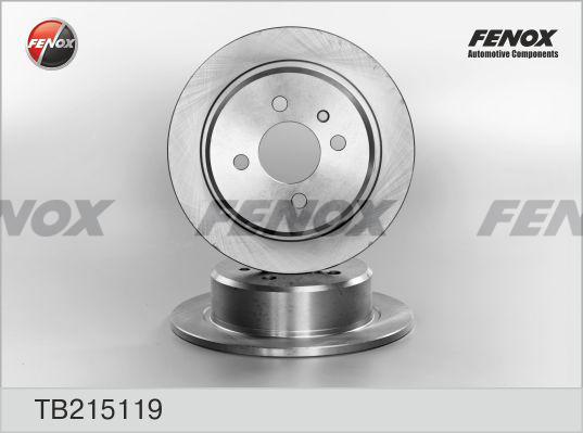Fenox TB215119 - Спирачен диск vvparts.bg