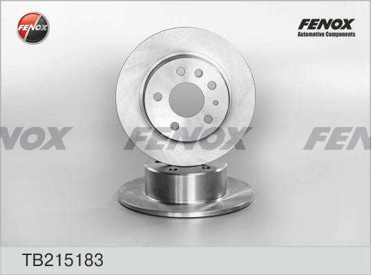 Fenox TB215183 - Спирачен диск vvparts.bg