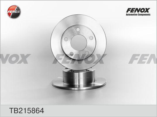 Fenox TB215864 - Спирачен диск vvparts.bg