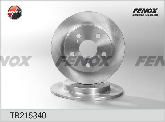 Fenox TB215340 - Спирачен диск vvparts.bg