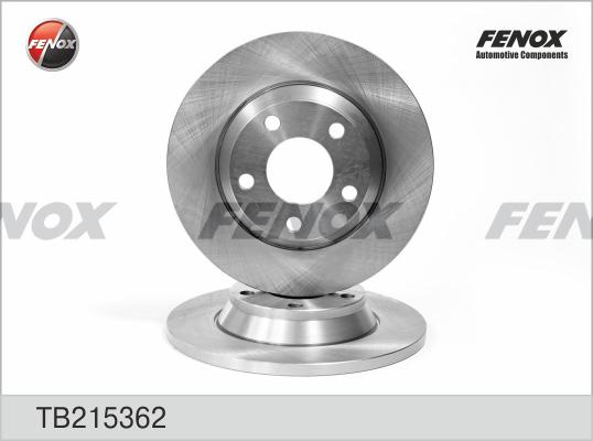 Fenox TB215362 - Спирачен диск vvparts.bg