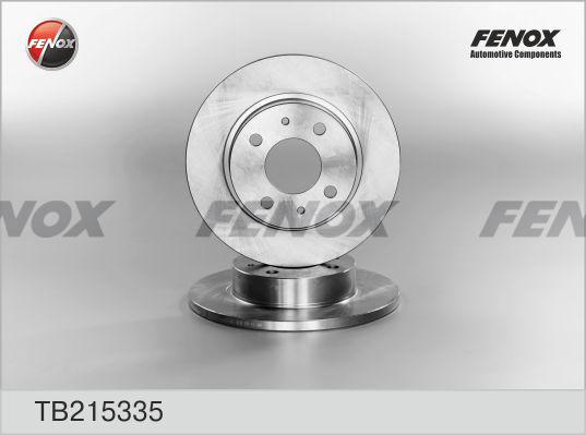 Fenox TB215335 - Спирачен диск vvparts.bg