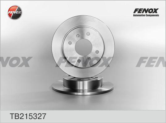 Fenox TB215327 - Спирачен диск vvparts.bg