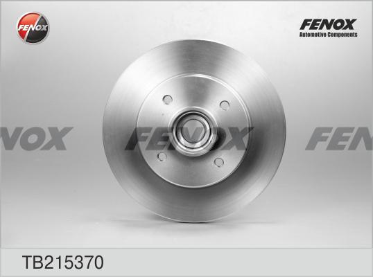 Fenox TB215370 - Спирачен диск vvparts.bg