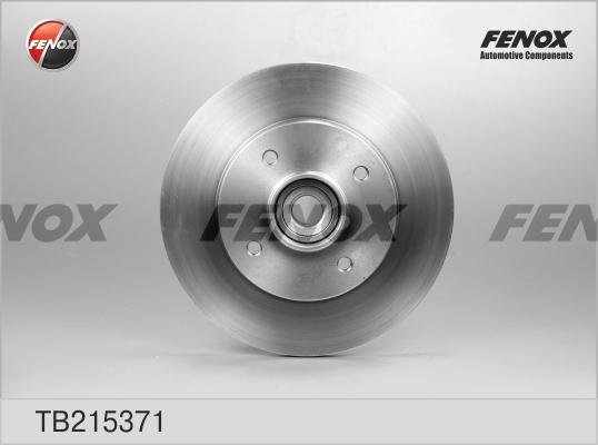 Fenox TB215371 - Спирачен диск vvparts.bg