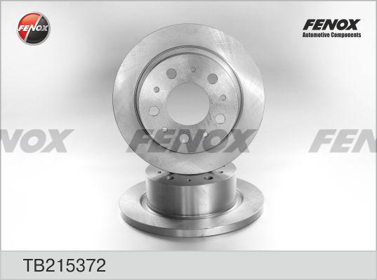 Fenox TB215372 - Спирачен диск vvparts.bg