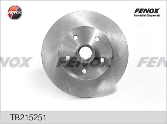 Fenox TB215251 - Спирачен диск vvparts.bg