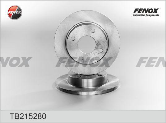 Fenox TB215280 - Спирачен диск vvparts.bg