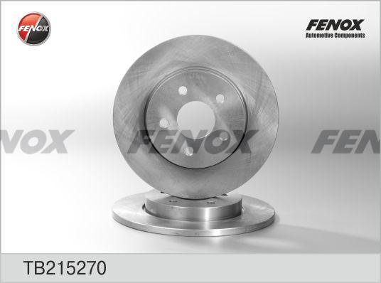 Fenox TB215270 - Спирачен диск vvparts.bg