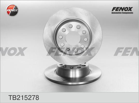 Fenox TB215278 - Спирачен диск vvparts.bg