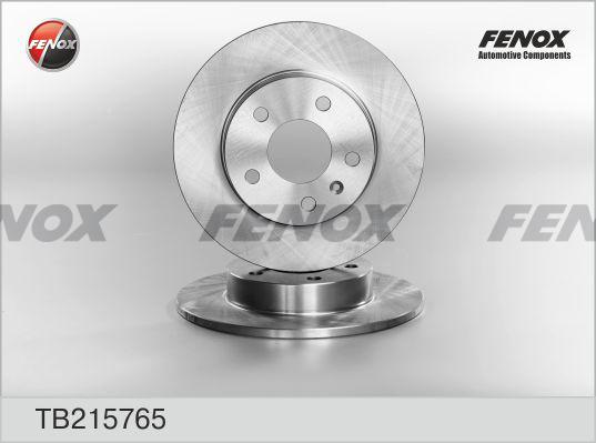 Fenox TB215765 - Спирачен диск vvparts.bg