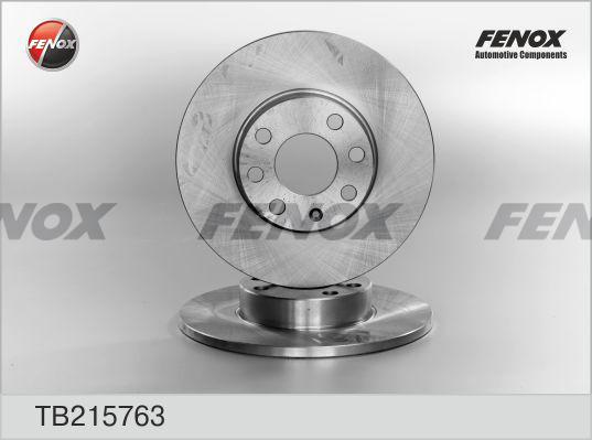 Fenox TB215763 - Спирачен диск vvparts.bg