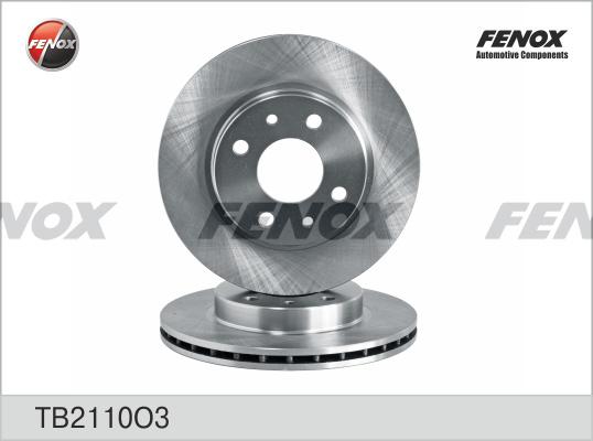 Fenox TB2110O3 - Спирачен диск vvparts.bg