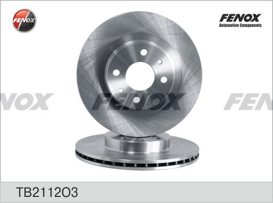 Fenox TB2112O3 - Спирачен диск vvparts.bg