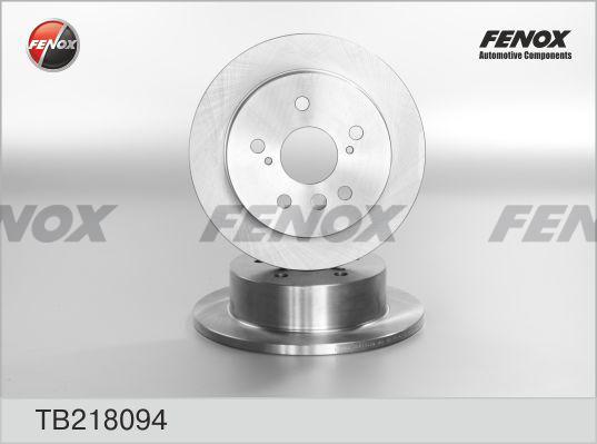 Fenox TB218094 - Спирачен диск vvparts.bg