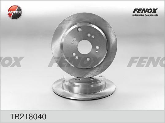 Fenox TB218040 - Спирачен диск vvparts.bg