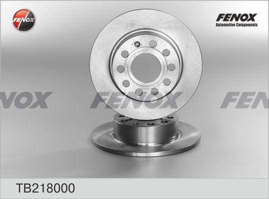 Fenox TB218000 - Спирачен диск vvparts.bg