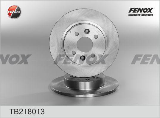 Fenox TB218013 - Спирачен диск vvparts.bg