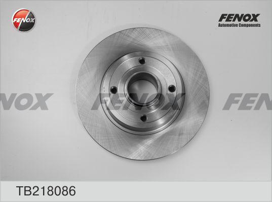 Fenox TB218086 - Спирачен диск vvparts.bg