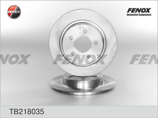 Fenox TB218035 - Спирачен диск vvparts.bg