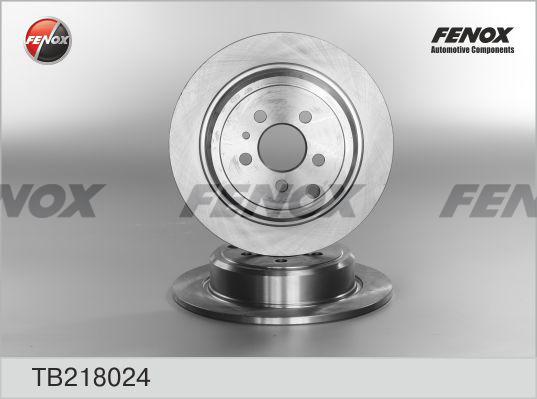 Fenox TB218024 - Спирачен диск vvparts.bg
