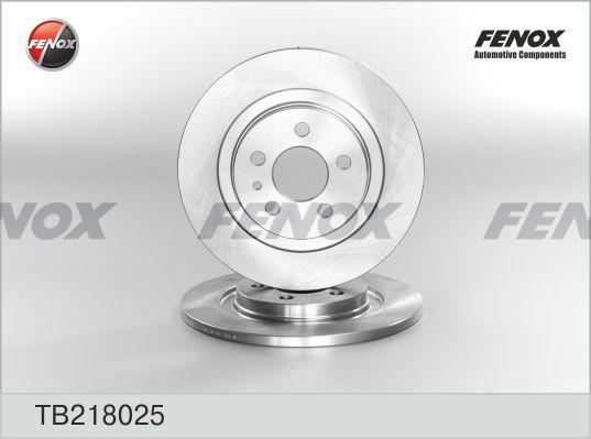 Fenox TB218025 - Спирачен диск vvparts.bg