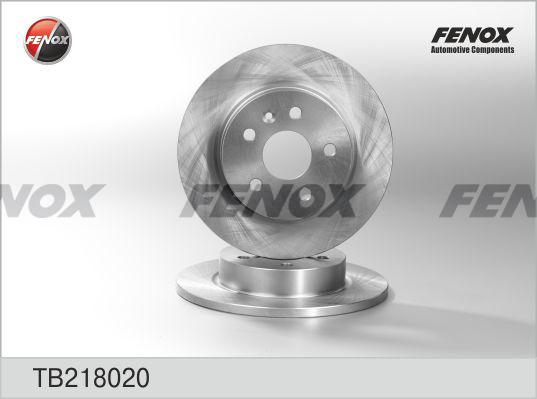 Fenox TB218020 - Спирачен диск vvparts.bg