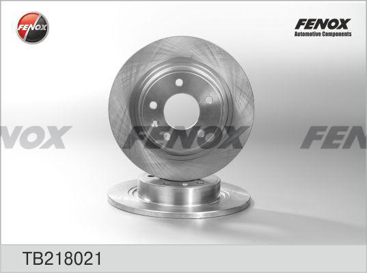 Fenox TB218021 - Спирачен диск vvparts.bg