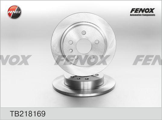 Fenox TB218169 - Спирачен диск vvparts.bg
