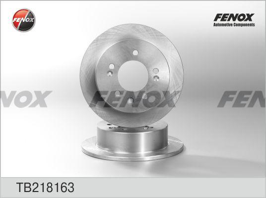 Fenox TB218163 - Спирачен диск vvparts.bg