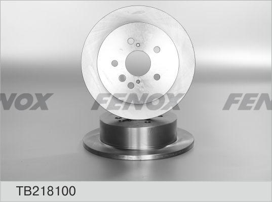 Fenox TB218100 - Спирачен диск vvparts.bg