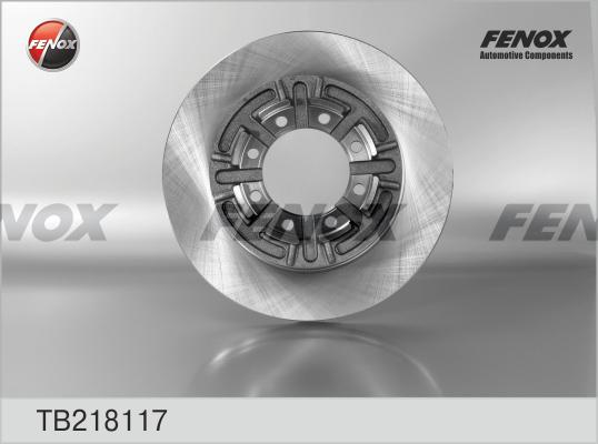 Fenox TB218117 - Спирачен диск vvparts.bg