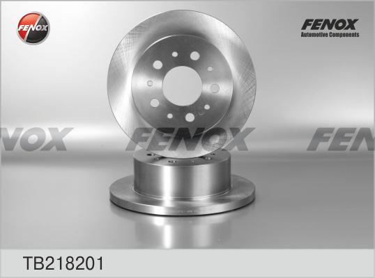 Fenox TB218201 - Спирачен диск vvparts.bg