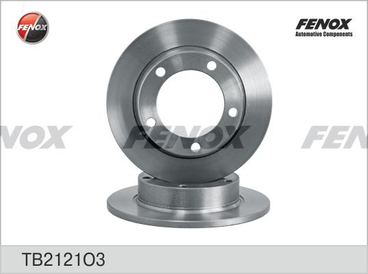 Fenox TB2121O3 - Спирачен диск vvparts.bg