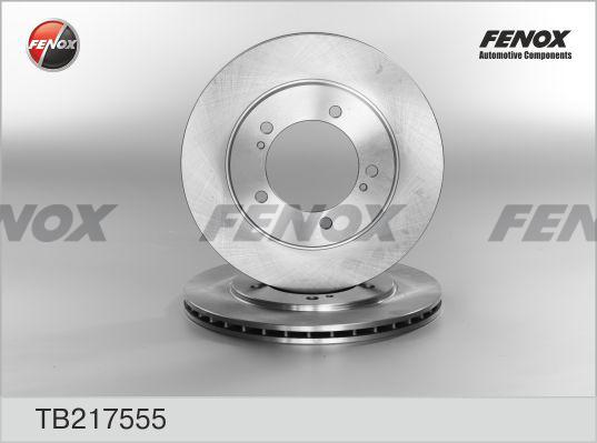 Fenox TB217555 - Спирачен диск vvparts.bg